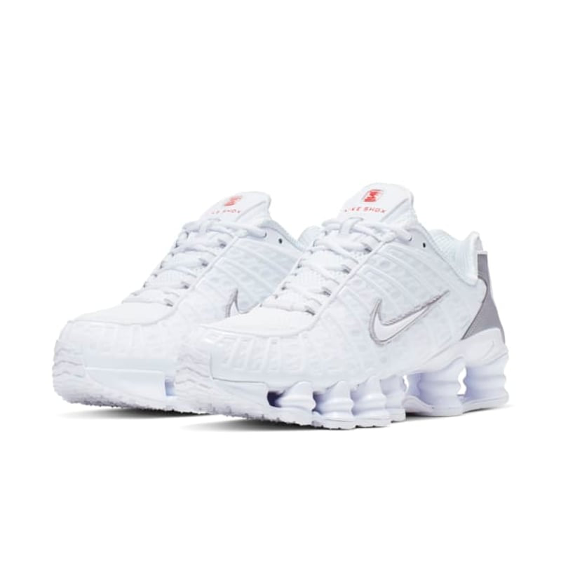 Nike Shox TL "White & Metallic Silver"